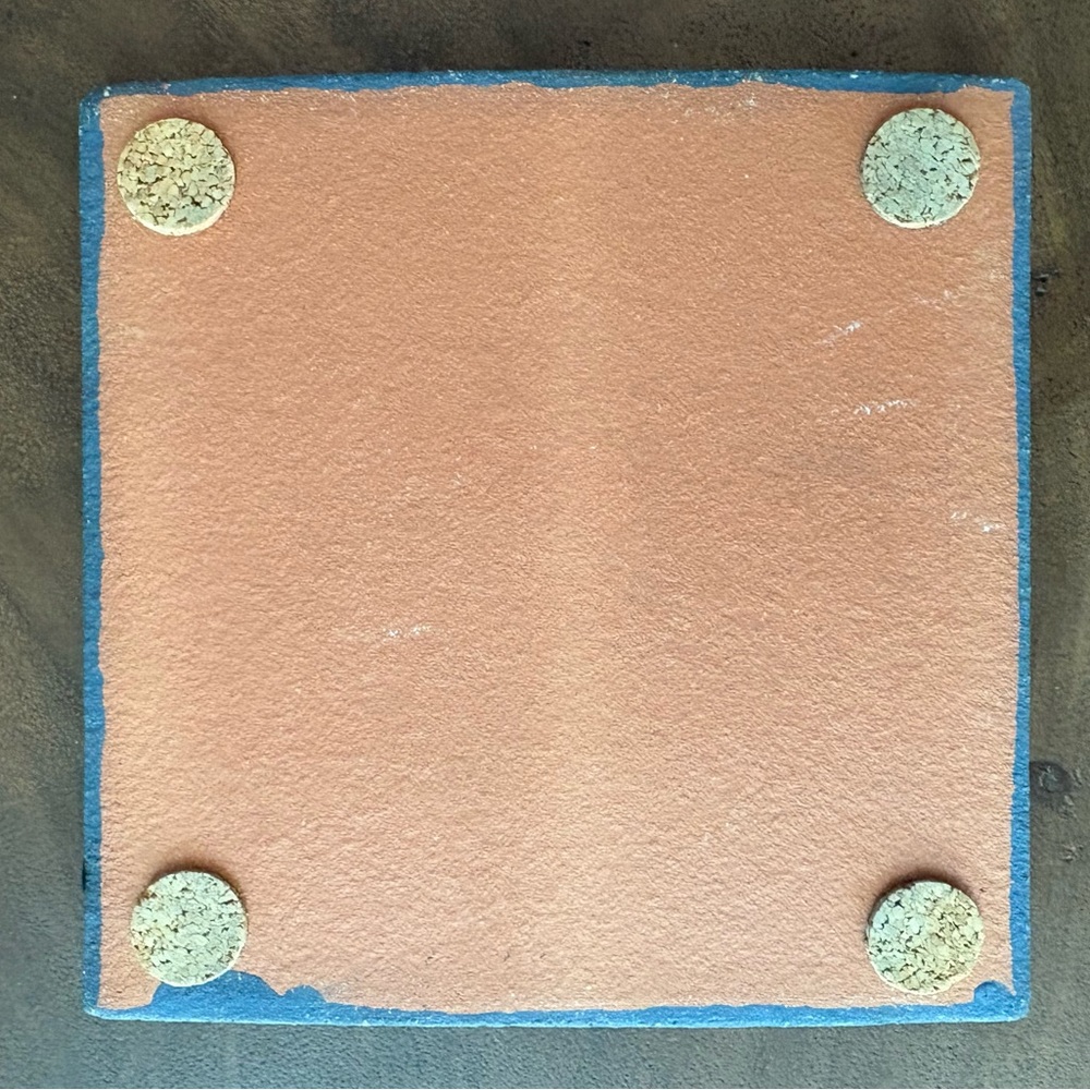 Easter Baby Chick Artisan Coaster/Small Hot Plate Hand-Painted Ceramic Tile - Picture 5 of 8